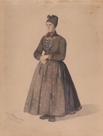 Biret Hellegsdotter, Rustan, Flesberg da Adolph Tidemand